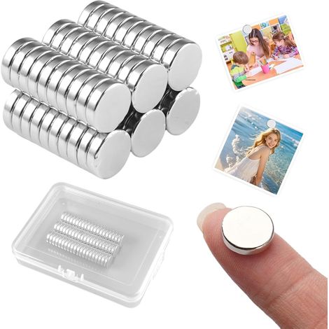 Lot de 60 mini aimants en néodyme extra puissants, Petits aimants ronds (1/5)
