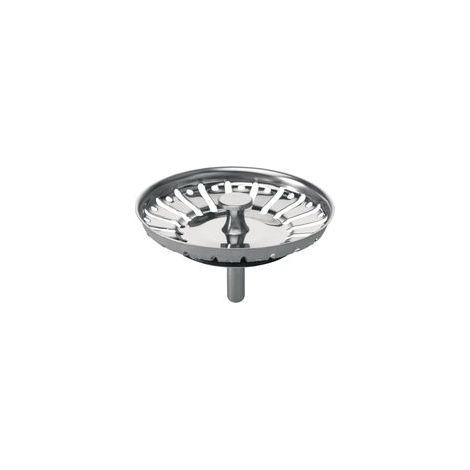 Stainless Steel Sink Drain Grate D90 – 90mm Drain Basket with Chain – Anti-Clog for Kitchen (1/5)