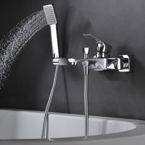 Imex -  Grifo Monomando Ducha y Bañera  Cromado Serie  Bali