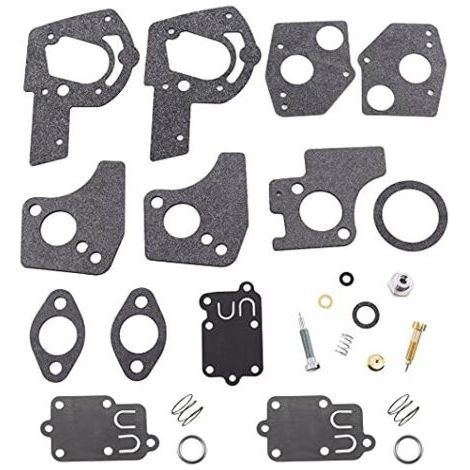 Alovez - Kit de reparación de carburador - Diafragmas - Junta para Briggs & Stratton de 3 a 5 HP 495606 494624 135292 135232 135212 270026 272538 272538S 272637 (1/5)