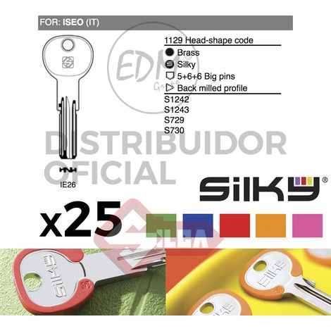 SURTIDO LLAVES SILKY  IE26DZ     ISEO