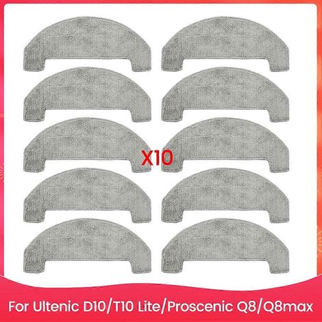 Serpillière Cloth pour D10/T10 Lite Q8/Q8max Aspirateur Efficient Household Accessoires 10PCS (1/5)