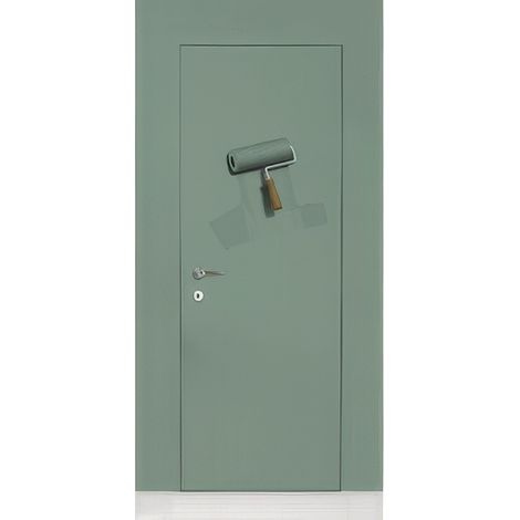 Porte Affleurante Effebiquattro 90 x 210 cm � Peindre avec Cadre en Aluminium
