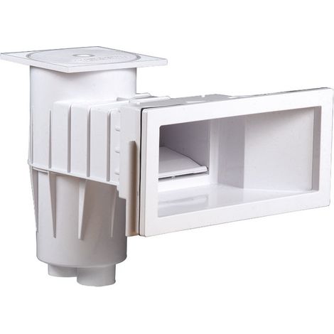 Hayward – Skimmer de piscine béton 3118 – Côté de traversée 311 mm – Silencieux avec amortisseur – Adapté à tous les bassins