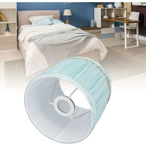 Abat-jour tissu E14 – 15 cm – Lumière douce – pour chambre, bureau, hôtel