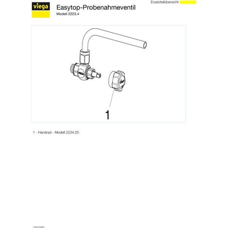 VIEGA 708740 Robinet d'échantillonnage 2223.4 (1/5)