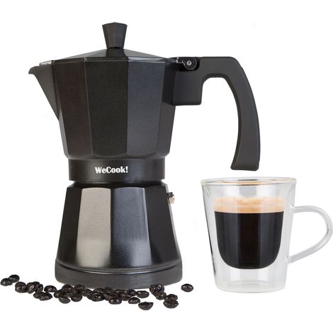 Cafetière en aluminium Luccia WECOOK adaptée à l'induction 1-3 tasses 30103 (1/4)
