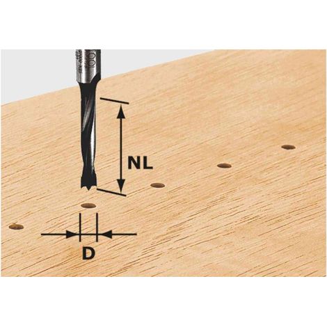 Festool – Fraise pour tourillons 8mm – Pour défonceuse – Coupe nette sans éclat – SKU 491066 (1/7)