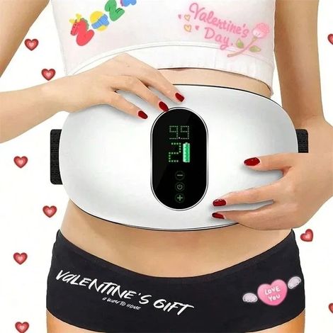 Appareil minceur électrique avec luminothérapie pour un ventre rond. Remodelage corporel. Brûlage des graisses et massage abdominal. (1/5)