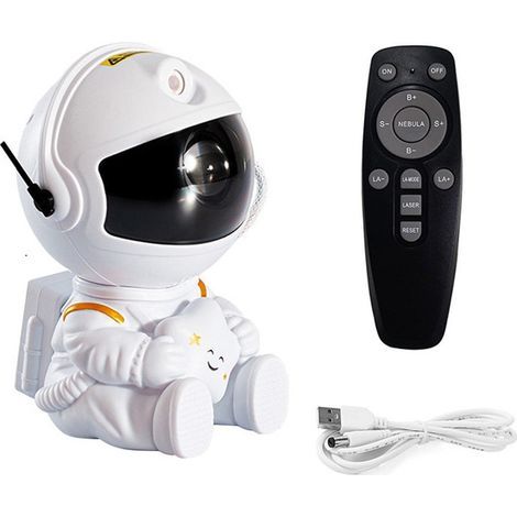 Sternenhimmel-Projektor mit Astronautenmotiv und Fernbedienung, geeignet für Kinder und Erwachsene. (1/5)
