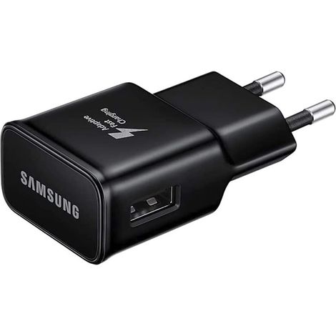 Chargeur mural Samsung EP-TA200EBE d'origine, adaptateur de voyage USB Type-C noir, vendu en gros (1/2)