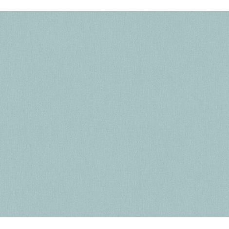Papier peint bleu gris lavable effet textile  Tapisserie murale pastel unie intissée  Papiers peints idéal pour chambre d'enfant (1/4)