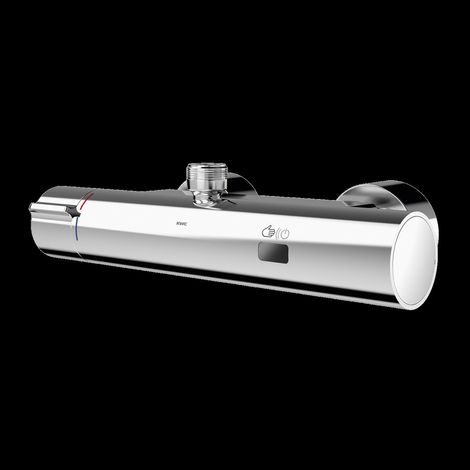 KWC Wandbatterie, F5, Elek, Thermostat, für Bogen/duschrohr, TD, Batterie (1/2)