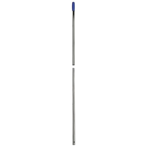 Manche chromé 140cm long D22mm