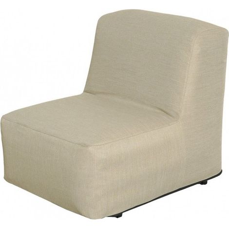 PROLOISIRS Fauteuil de détente gonflable Balloon en PVC - ecru (1/3)