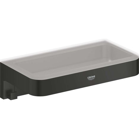 Grohe QuickFix Start Cube - Mensola, lunghezza 20 cm, nero opaco 411072430 (1/3)