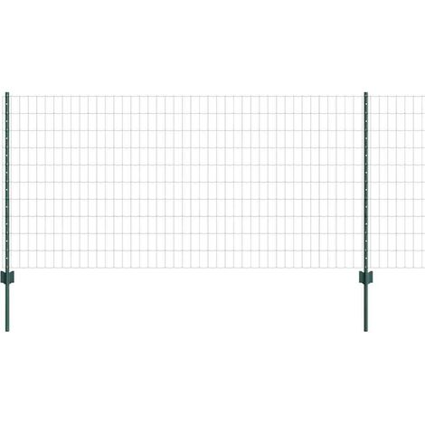 Maison Exclusive - Geschweißter Drahtzaun 25 x 1 m (B x H) PVC-be
