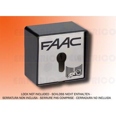 FAAC T20 E 401012 Selector de mando para insertar llaves en pared exterior (1/3)