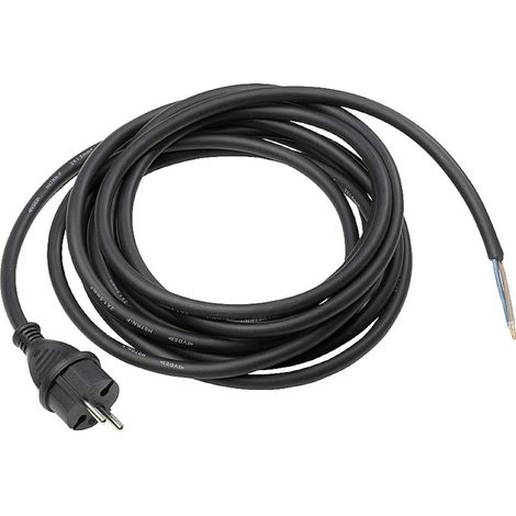 AS Schwabe 70556 Strom Anschlusskabel Schwarz 3.00 m