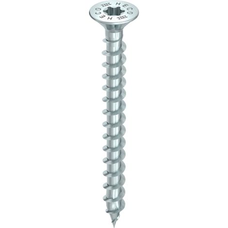 HECO-Topix-Plus-Schraube - Ø8x260mm - Senkkopf mit Frästaschen - Gesamtgewinde - T40 - Packung mit 50 Stück - 61348