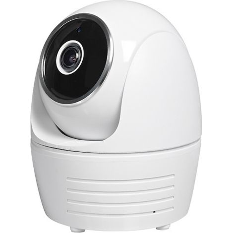 Indexa AC72 Full HD App-Überwachungskamera für innen mit motorisierter Schwenk-/Neigefunktion. Tag/Nacht-Farbkamera