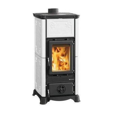 Estufa de leña Emiliana Bianco Infinity Nordica Modelo 7112603