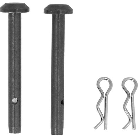 Lot de 2 pinces de carrosserie RC noires, 4 cm, anti-rouille, lisses, pour voitures RC 1:18. (1/5)
