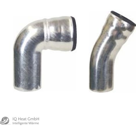 Loro-X-Bogen 320O DN40/87 Gr.m.1 Muffe o.Innenbeschichtung