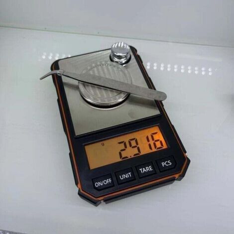 0.001g Electronic Digital Scale Portable Mini Scale Precision Professional Pocket Scale Milligram 50g Calibration Weight-orange,de (1/4)