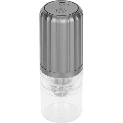 Moulin à café portable. mouture réglable. idéal pour les voyages et le camping. Rechargeable par USB. gris. (1/5)