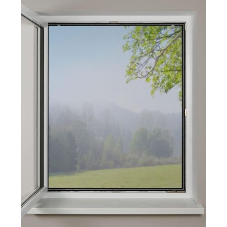 Moskitonetz, 130 x 150 cm, schwarz (1/4)