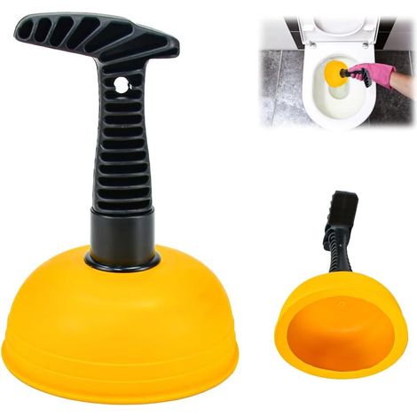 CSPARKV Suction Cup Sink Unblocker Suction Cup Bathroom Shower Unblocker Suction Cup Shower Unblocker WC Professional Unblocker Shower Hair Unblocker Sink Drain Unblocker, 18  12.5cm