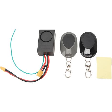 Système d'alarme antivol 115dB avec 2 télécommandes pour trottinette électrique, interface XT30 compatible M365 (1/5)