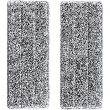 2 Housses de recharge Microfibre Balai - VENTEO - Balai Auto Clean And Dry - Remplacement Microfibre/Tampons pour balai Vadrouilles (1/5)