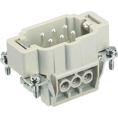 Scame inserto maschio 6 poli per connettori industriali rettangolare 933.0062601