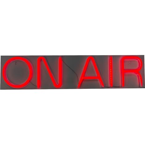 Applique neon rossa scritta On Air LED 3,44W Zuma Line (1/2)