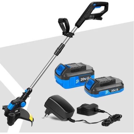 Tondeuse à Gazon électrique 20V Tondeuse à Gazon sans Fil 12in Coupe-chaîne à dégagement Automatique élagage Outils de Jardin Batterie Li-ION (Color : 20V-Coil-Set4, Size : W) (1/4)