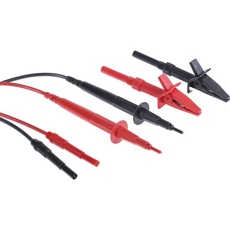 Kit de sonde protégée par fusible RS PRO 1.2m, avec fusible CAT III 1000V ( Prix pour 1 )