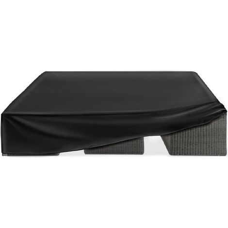 Ensemble de housses de protection pour mobilier de jardin - imperméable - table/chaises - extérieur 150×71×90cm - (1/3)