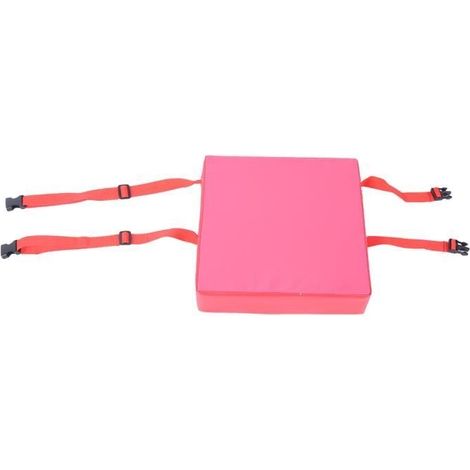 Tapis de jeu Coussin rehausseur de chaise de salle à manger amovible et réglable pour bébé (rouge) (1/4)