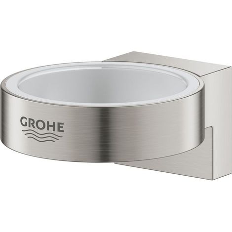 GROHE 41027DC0 Halter Selection 41027 für Glas/Seifenspender supersteel (1/5)