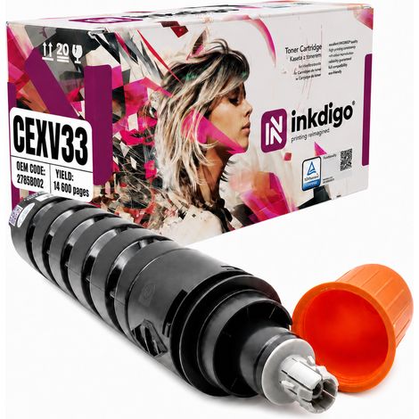 Inkdigo CEXV33 Toner kompatibel mit Canon Imagerunner 2520 und Imagerunner 2525I TÜV-zertifiziert (1/5)