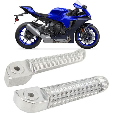 Motorrad-Hinterradpedale kompatibel mit Yamaha R1 R6 MT09 MT07 R3 R15 R25 FZ1 FZ6 YZF600 YZF1000 (ein Paar) (1/5)