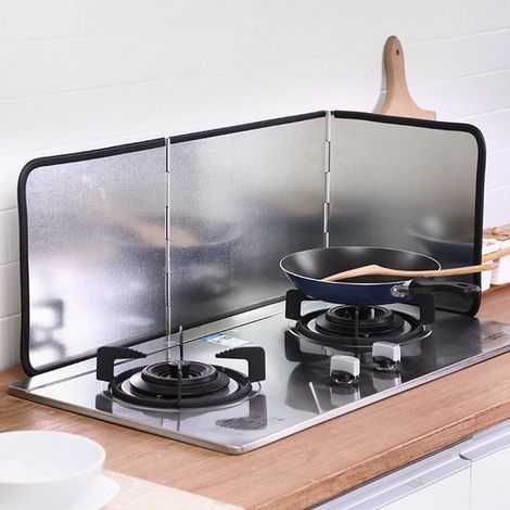 Garde‑boue pliable pour cuisine – 97x30/29 cm – Protection murale anti‑éclaboussures (1/5)