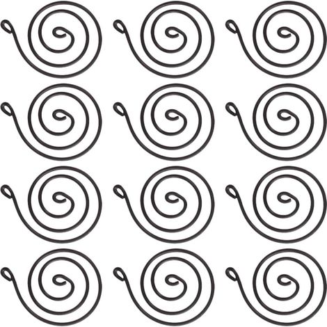 Supports suspendus géométriques pour plantes aériennes en métal noir, lot de 3 petits pots (1/4)