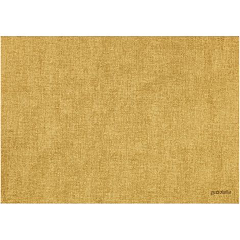 Tovaglietta da tavola in cotone con doppio volto giallo ocra. (1/3)
