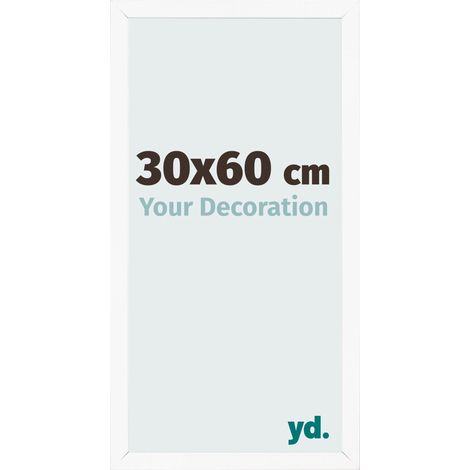 yd. - Cadre photo 30x60 - Blanc Mat - MDF - Bologna (1/5)