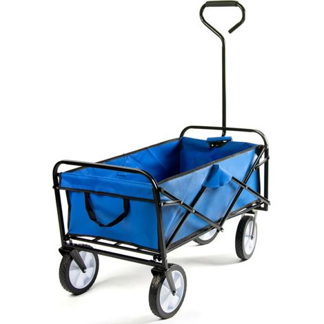 Carro Plegable Multiusos  Resistente hasta 70kg  Carro de Acero con Ruedas Resistentes  Facil de Guardar  Ideal para Carga (1/5)