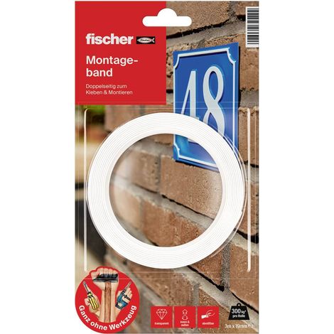 Fischer 1x GOW nastro di montaggio 3 m x 19 mm - 545955 (1/5)