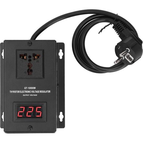 Electronic Voltage Regulator 10000W Thyristor Step Up Buck Converter Transformer EU Plug 220V